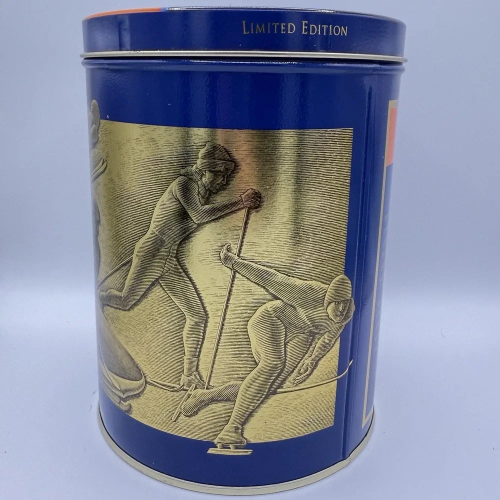 Vintage Uncle Ben's Rice 1992 U.S. Winter Olympics Limited Edition Tin (Empty)‎